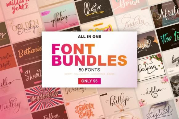 Download All in One Font Bundles - All in one Collection