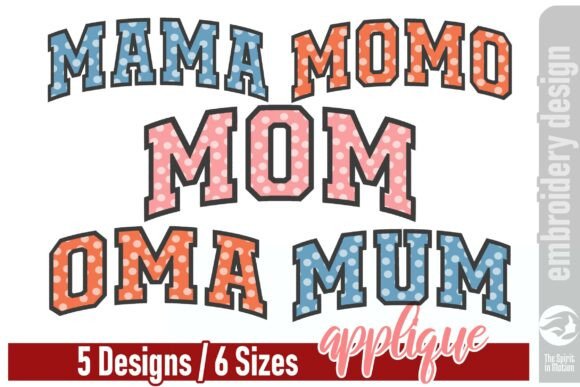 Download Mother's Day Applique Design Bundle - V1 - Premium Resources